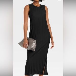 NWT Black MIDI Dress